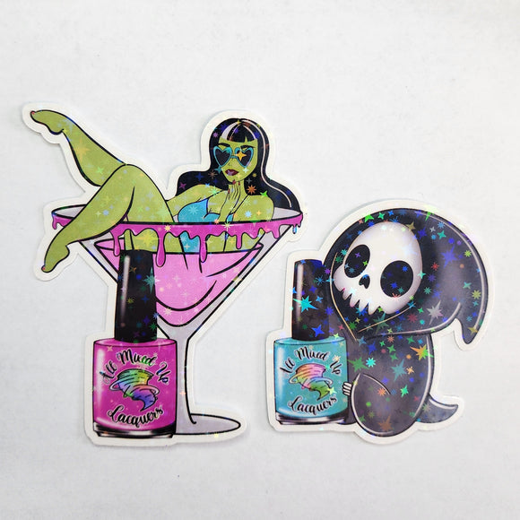 Hot Ghoul Summer Stickers